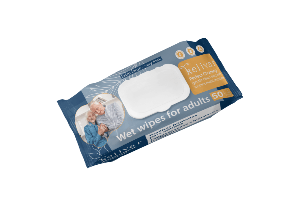 Adult care wet wipes 50 sheets Kelivar brand