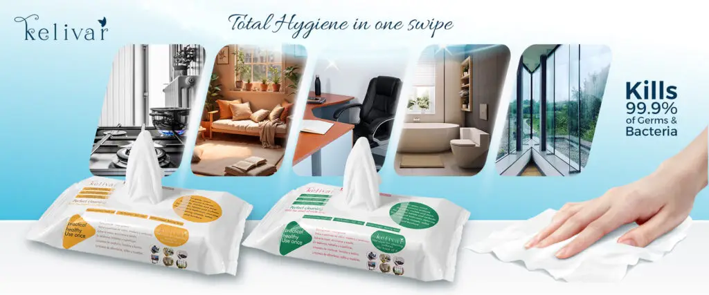 Multi-Purpose Disinfectant Wipes for Kitchen & Home Surfaces - Antibacterial Surface Cleaning Wipes Manufacturer - HB-Hammiko